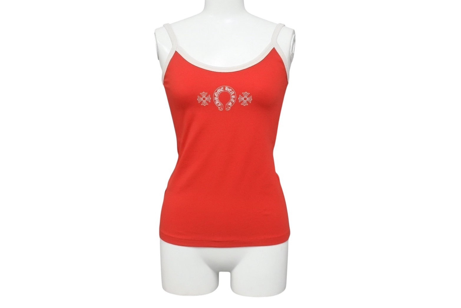 新品未使用 確実正規品 CHROME HEARTS キャミソール レッド S CHROME