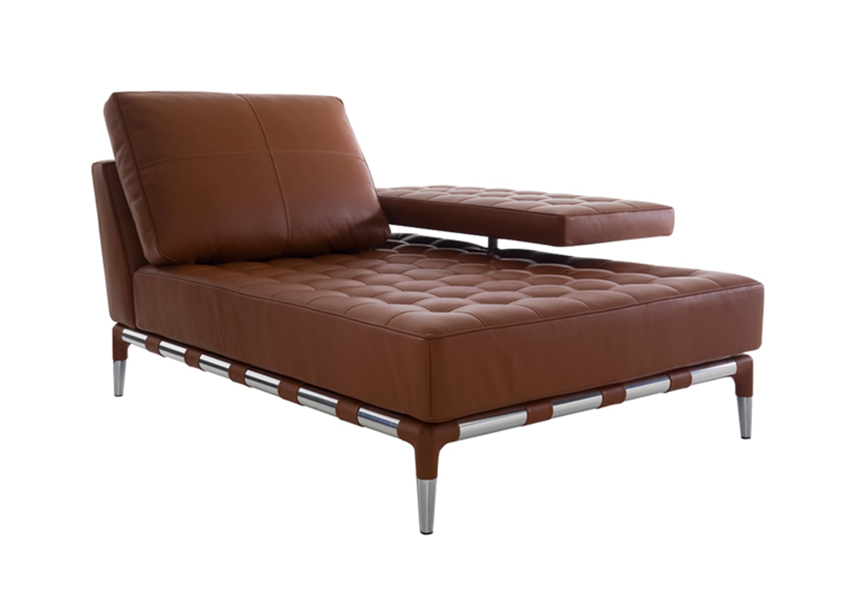 Cassina（カッシーナ）241-21 PRIVE 1人掛ロングシート 黒革（13X606