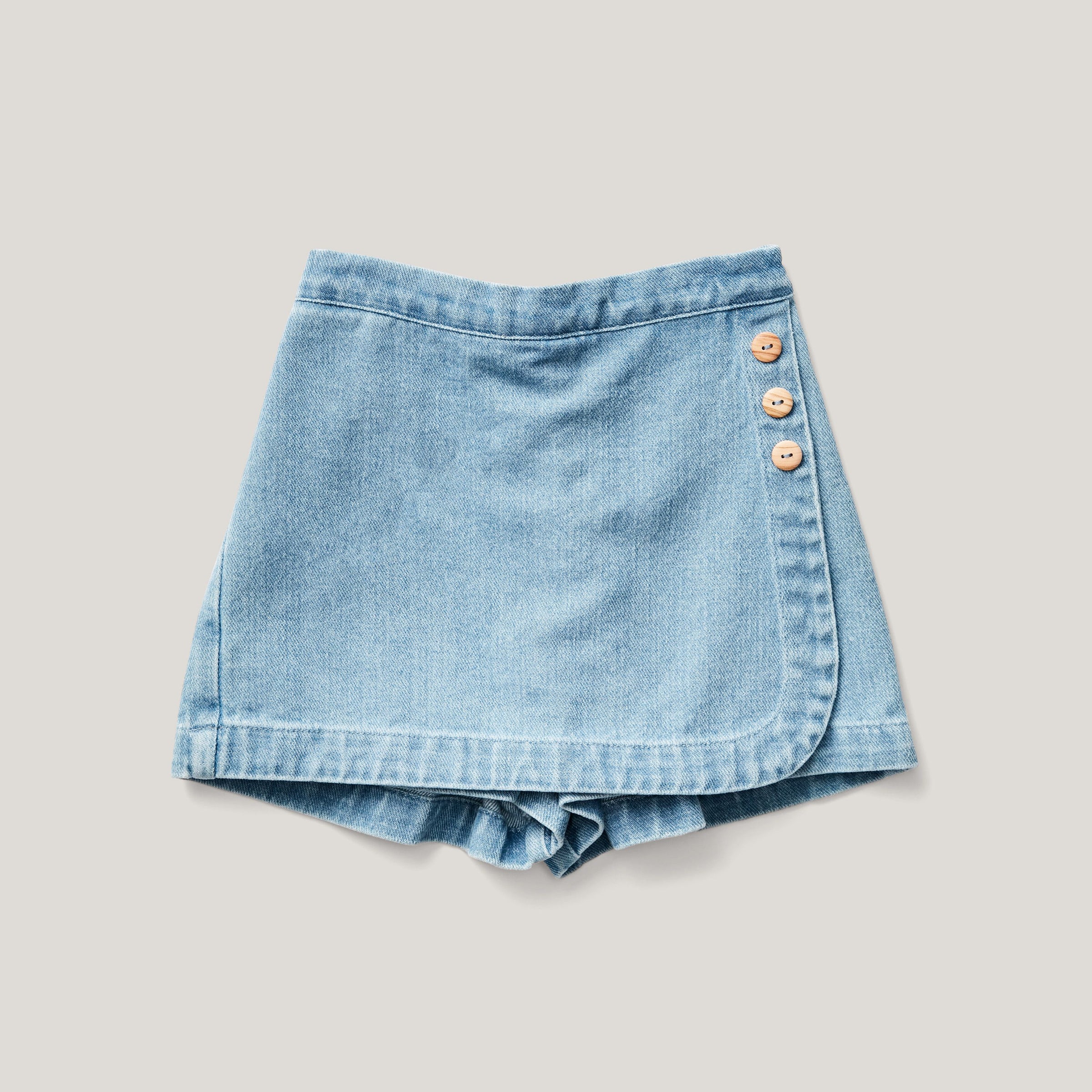 Soor Ploom Olive Skort - Light Wash Denim – Casp Baby Mommy & Me