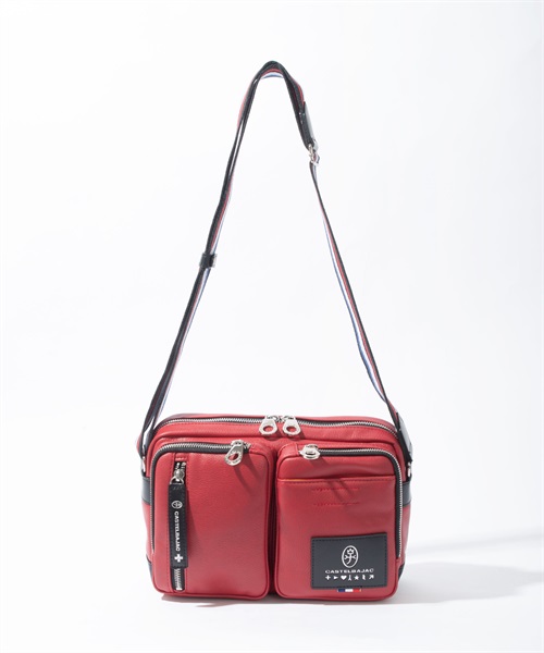 CASTELBAJAC ショルダーバッグ 黒/赤 CASTELBAJAC（カステルバジャック） ショルダーバッグ バッグ サシャ