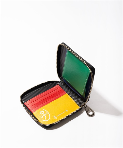 キャステルバジャック カラフル 二つ折り 財布 CASTELBAJAC サイフ CASTELBAJAC（カステルバジャック） サイフ二つ折り財布 牛革 財布
