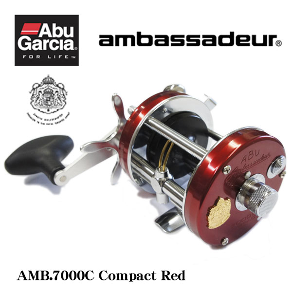アブガルシア(Abu Garcia) アンバサダー 7000C COMPACT RED ABU