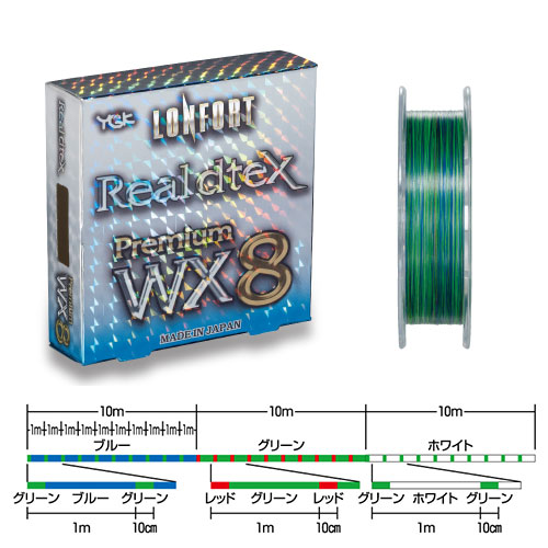 YGK エックスブレイド(X-BRAID) オッズポート(ODDPORT) WXP1 8 200m 1