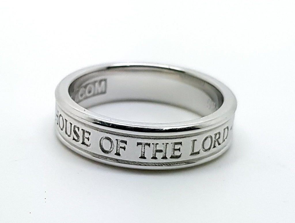 Temple Wedding Ring, Ladies #783 Sterling Silver | Celestial Ringdom