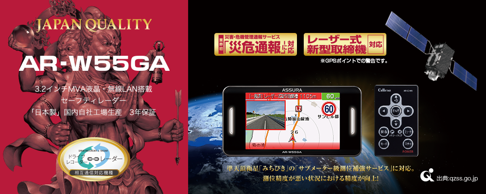 AR-W55GA セルスター工業株式会社