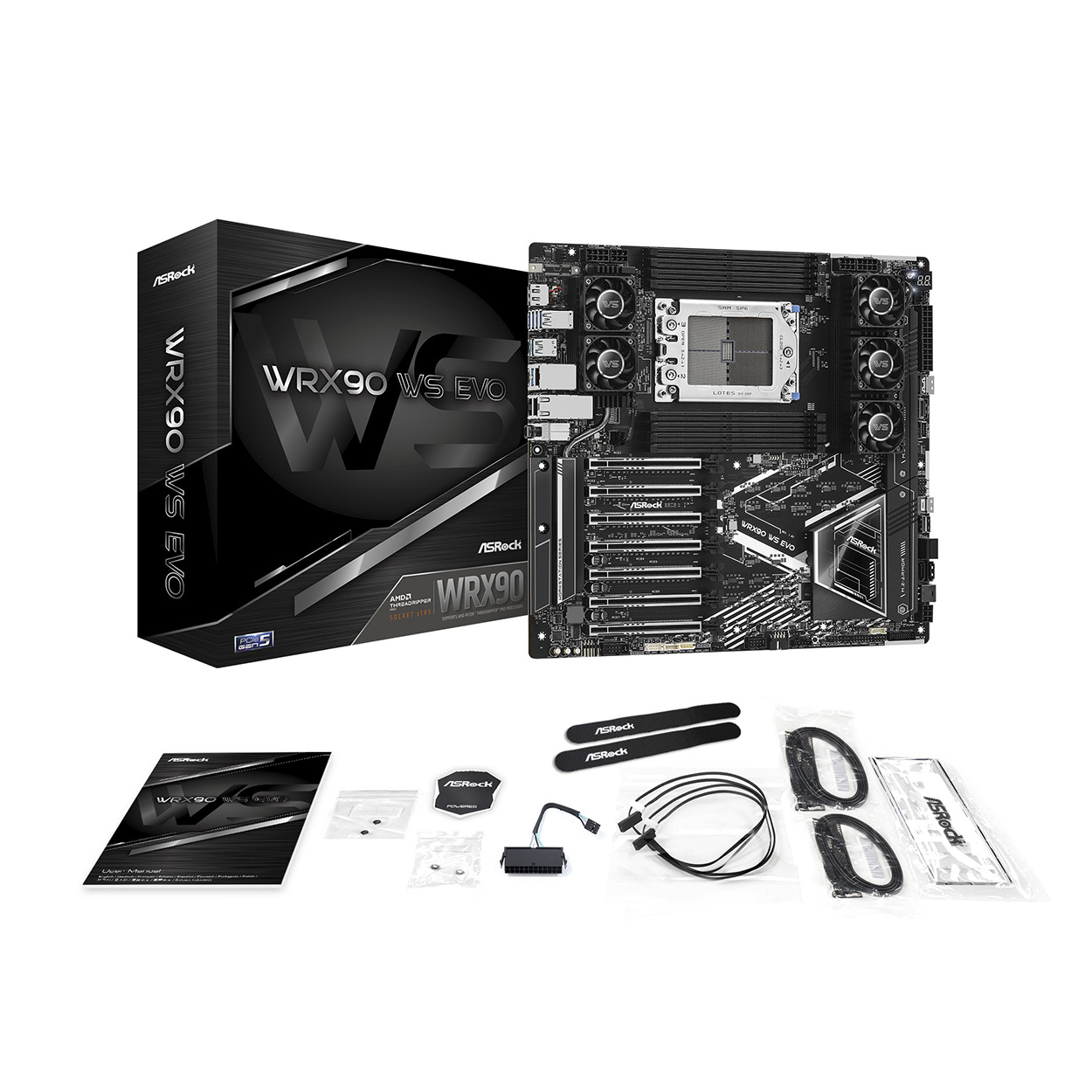 WRX90 WS EVO | WRX90 WS EVO | ASRock(アスロック) ソケット sTR5 AMD