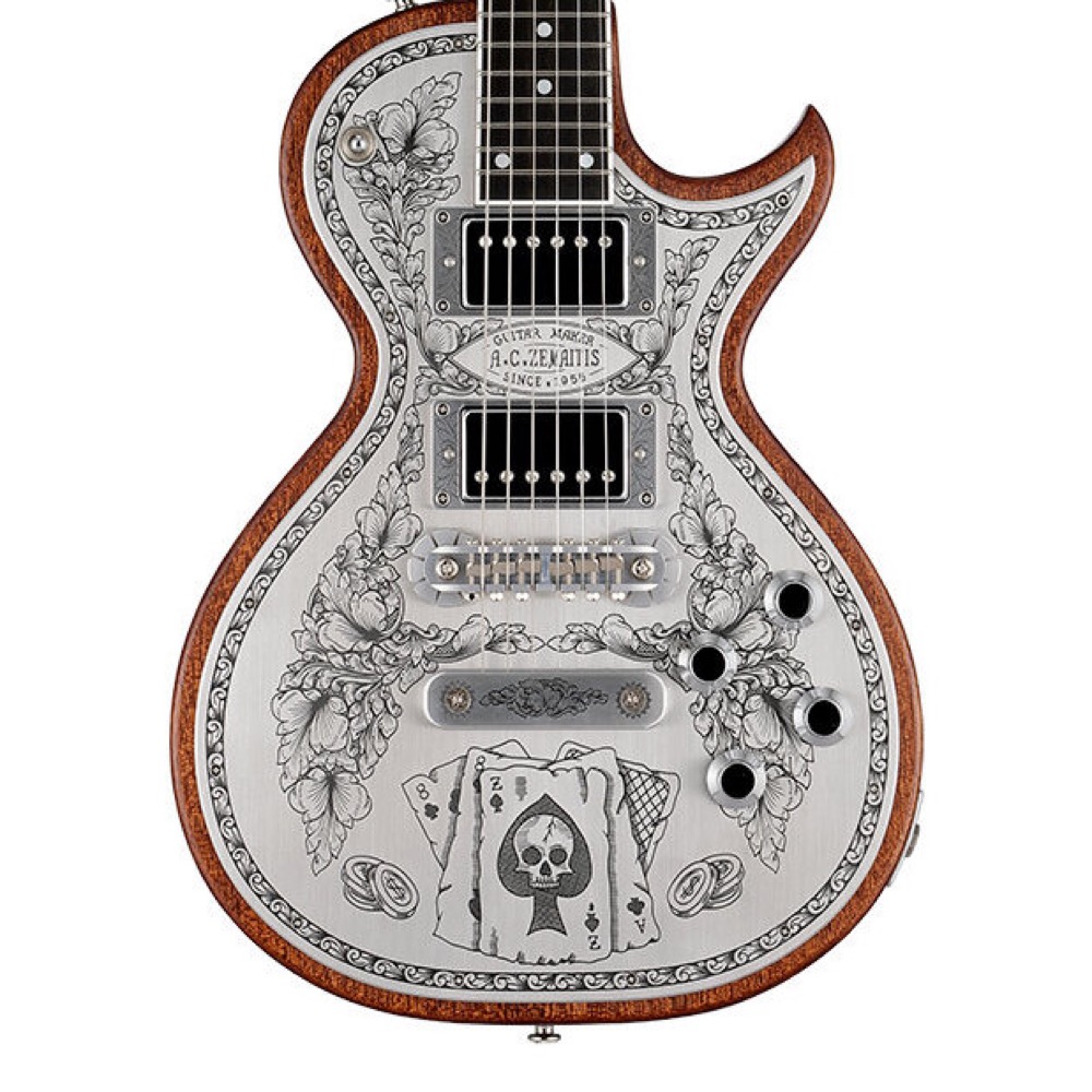 ZEMAITIS MFG-AC-24 Aces & Eights Natural エレキギター(ゼマイティス