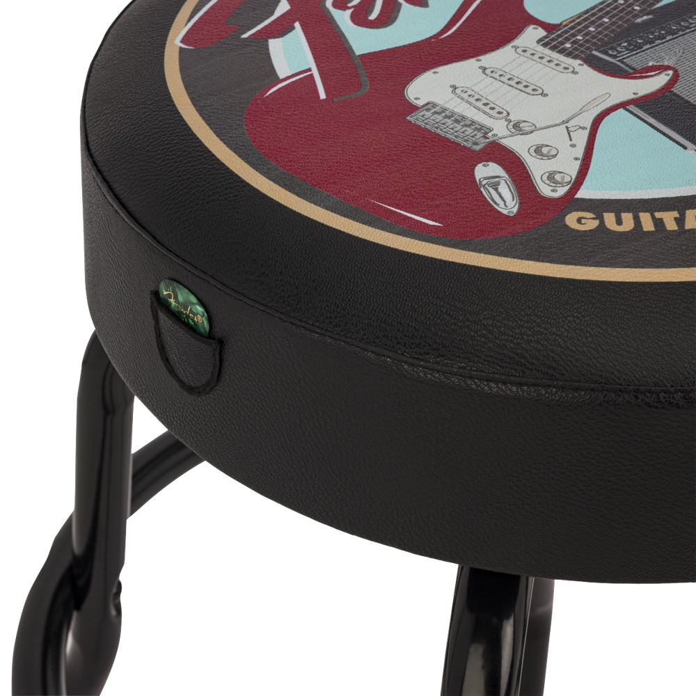 Fender フェンダー Guitars & Amps Pick Pouch Barstool Black/Black