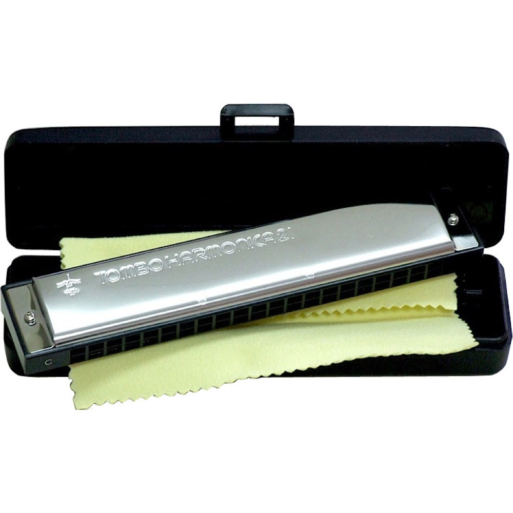 TOMBO NO.3121/C トンボバンド21穴 複音ハーモニカ(トンボ 複音