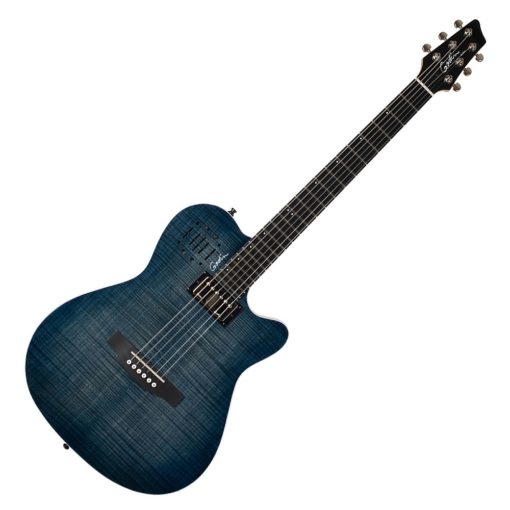 Godin ゴダン A6 ULTRA Denim Blue Flame エレクトリック
