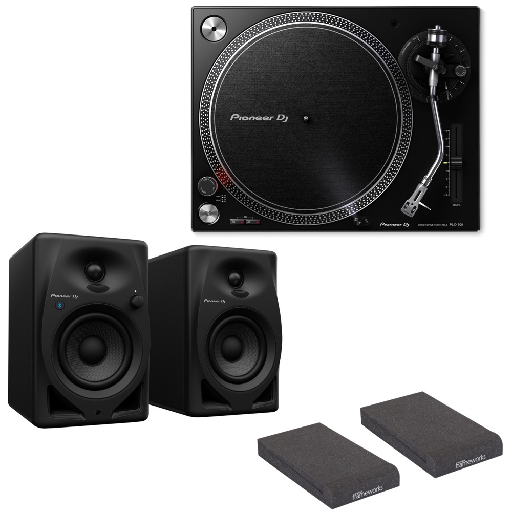 Pioneer DJ PLX-500-K Black ターンテーブル レコードプレーヤー