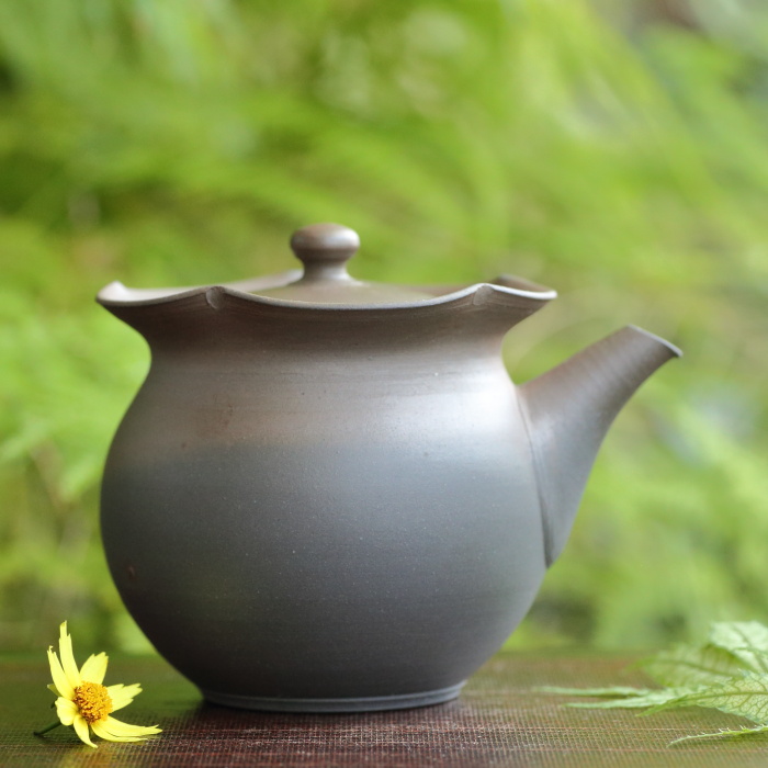 伊藤成二 蓋付茶海 茶注ぎ 常滑焼 作家もの茶器 日本茶中国茶用