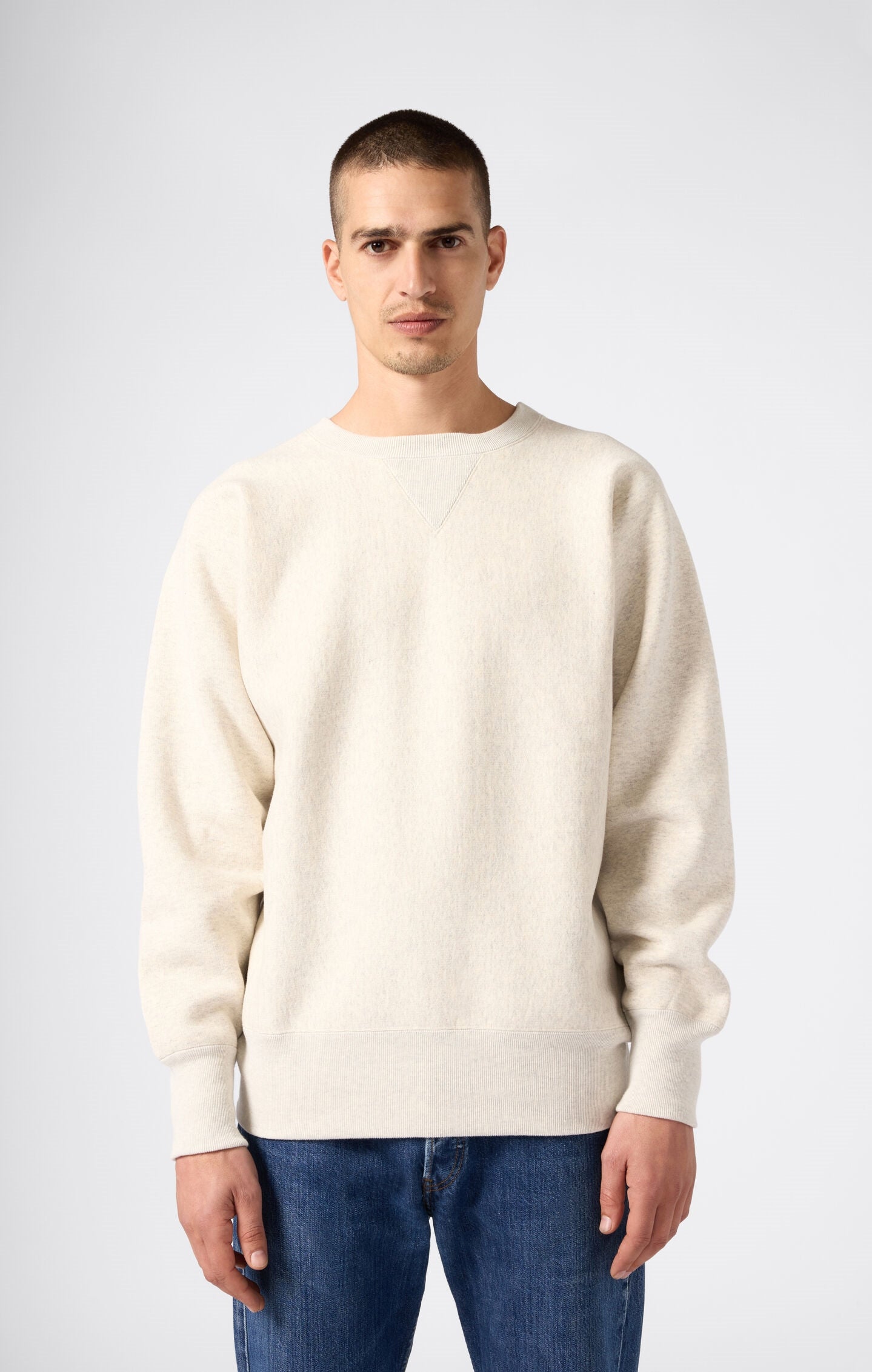 CREWNECK SWEATSHIRT True To Archives Light Grey true to archive