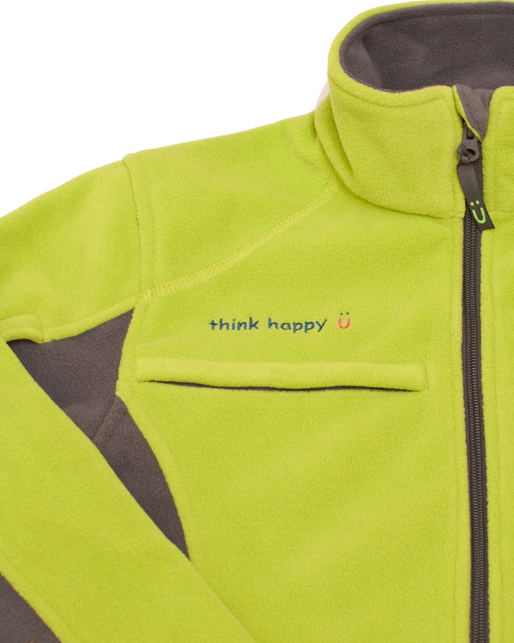 Men's Polar Fleece Jacket - Green | Chemo Cozy