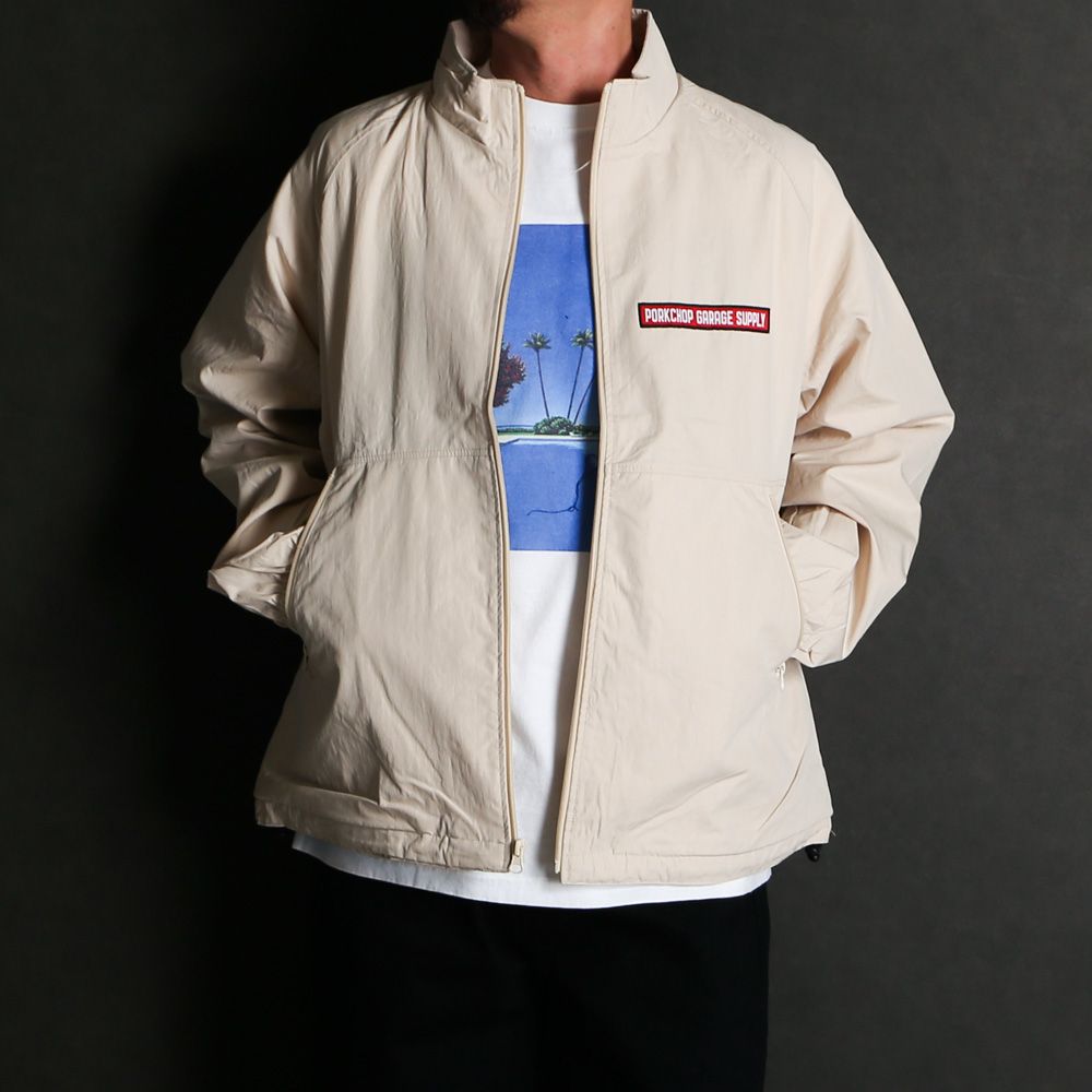 PORKCHOP - BAR&SHIELD TRACK JKT / クリーム / トラックジャケット