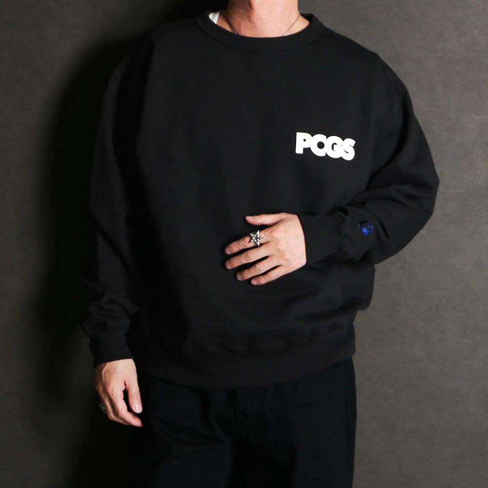 PORKCHOP - PCGS SQUARE SWEAT - BLACK / スウェット | chemical