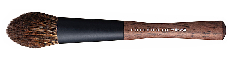 中古」熊野筆 竹宝堂 REN-3 ハイライトブラシ レッドフォックス✕灰