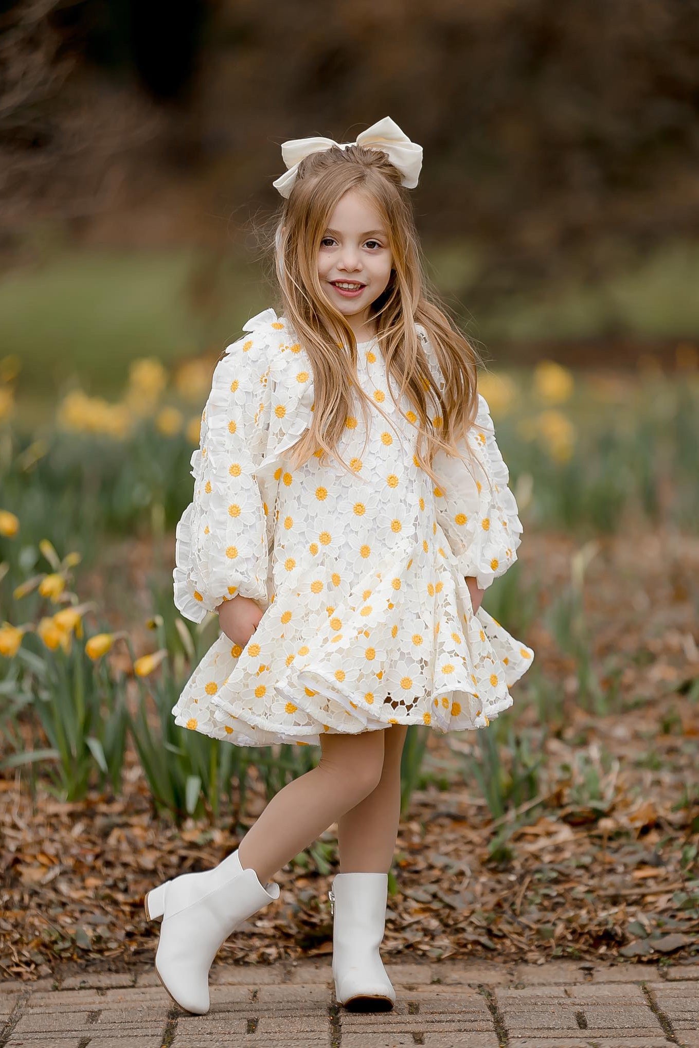 Day Dreamer Dress - Cherry Bloom – Chloé and Amélie