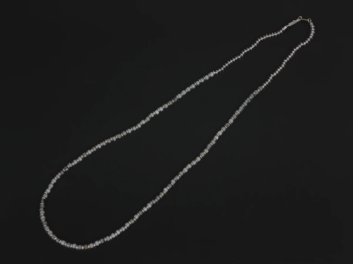 hobo hobo ビーズネックレス ブラック ワンサイズ ホーボーBEADS