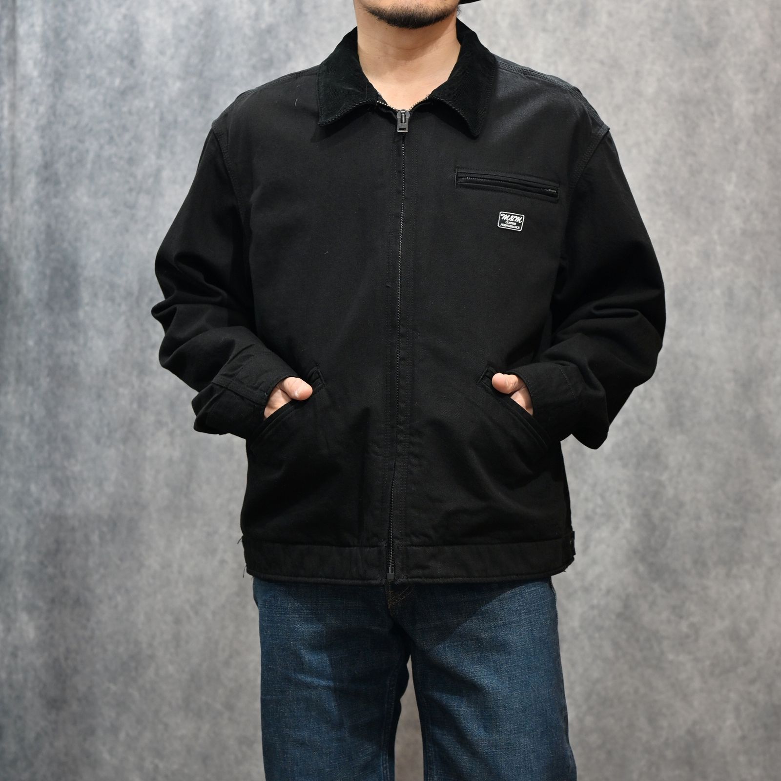 MINEDENIM - × M&M CUSTOM PERFORMANCE Black Denim Detroit Jacket