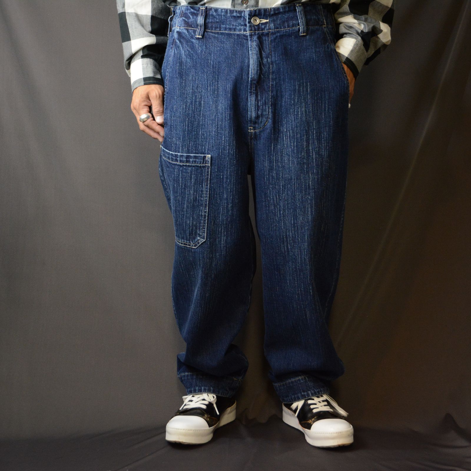 Porter Classic - STEINBECK DENIM POCKET PANTS (INDIGO