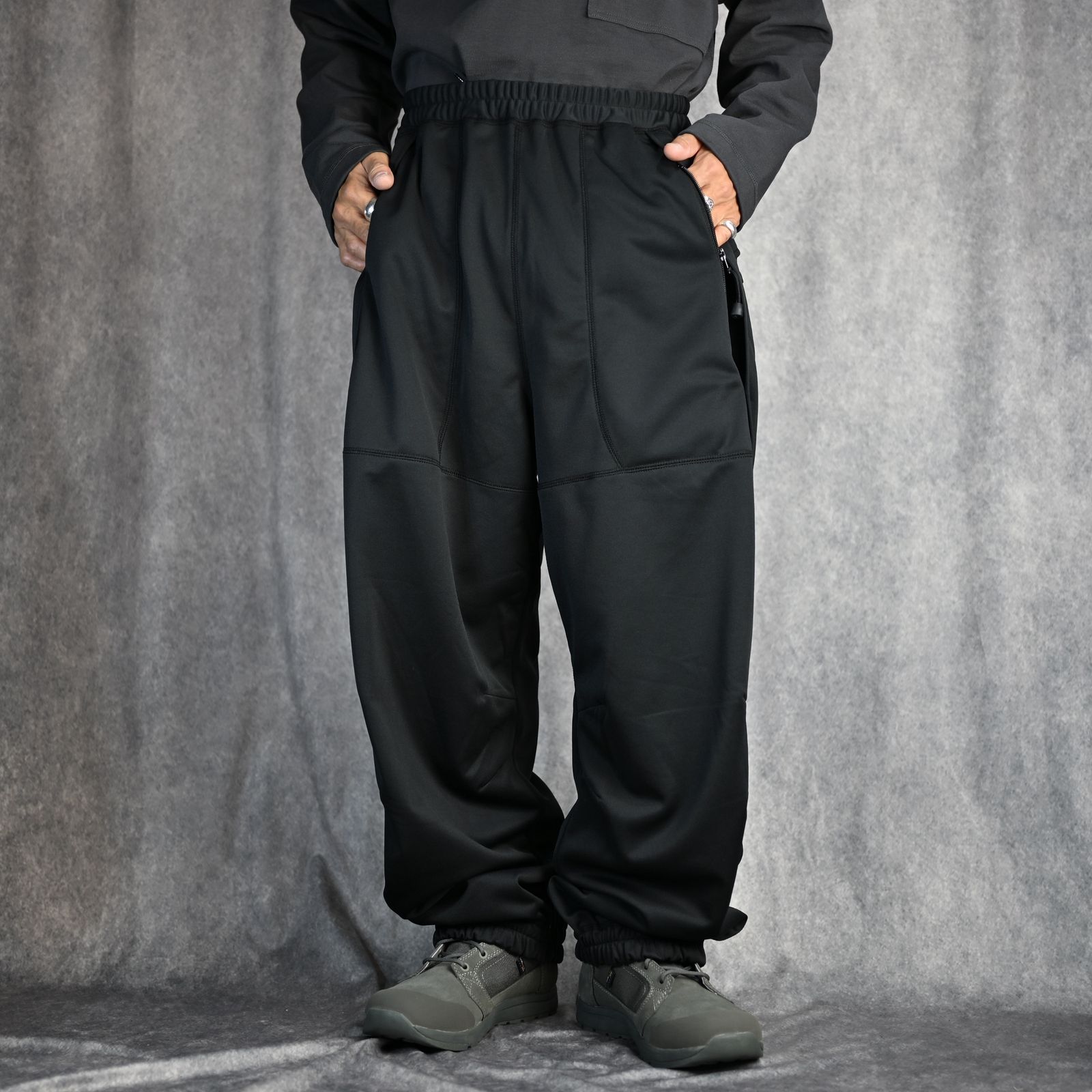 N.HOOLYWOOD - × WILD THINGS PANTS (BLACK) - ナイロン パンツ