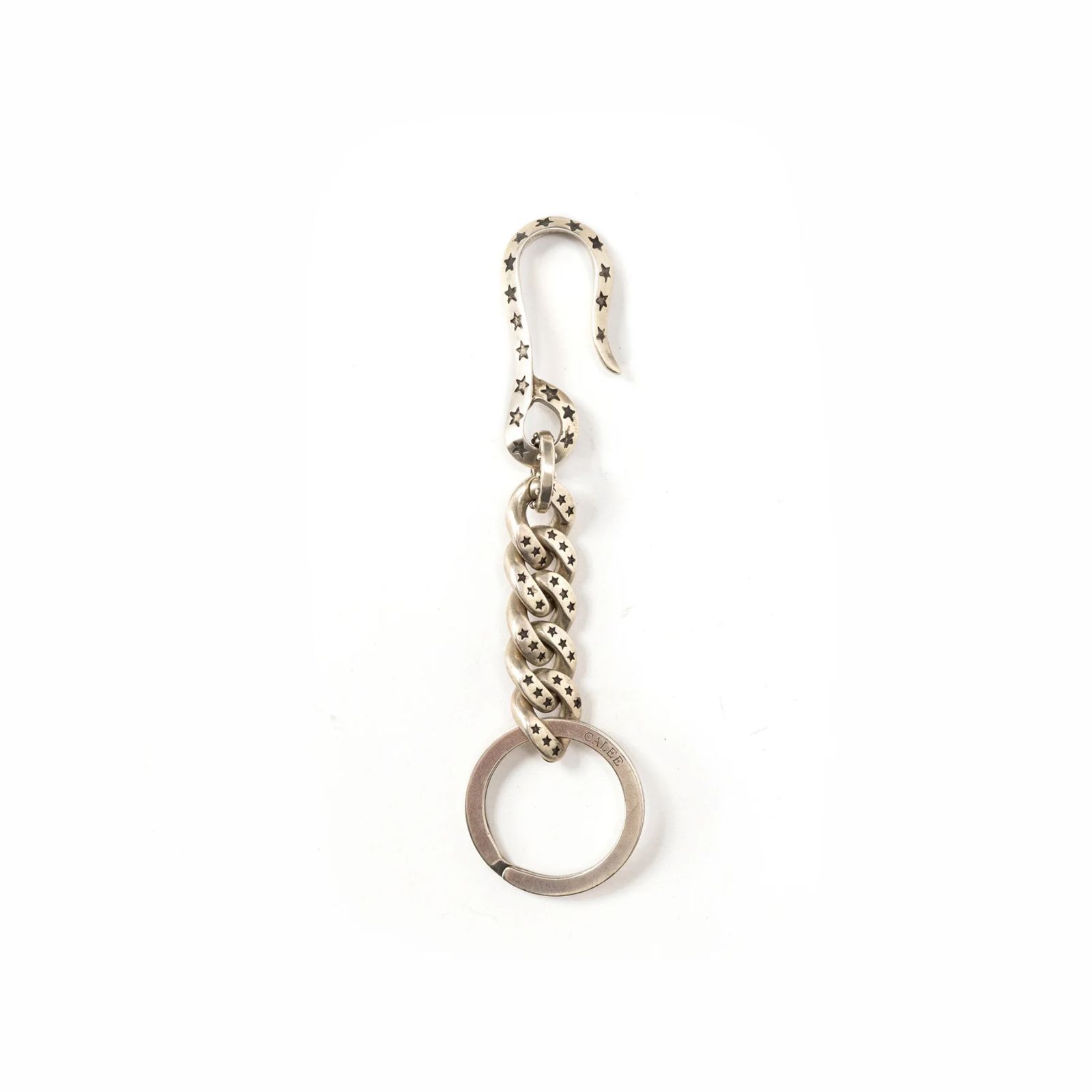 CALEE - SILVER STAR KEY CHAIN (SILVER)｜シルバー スター キー