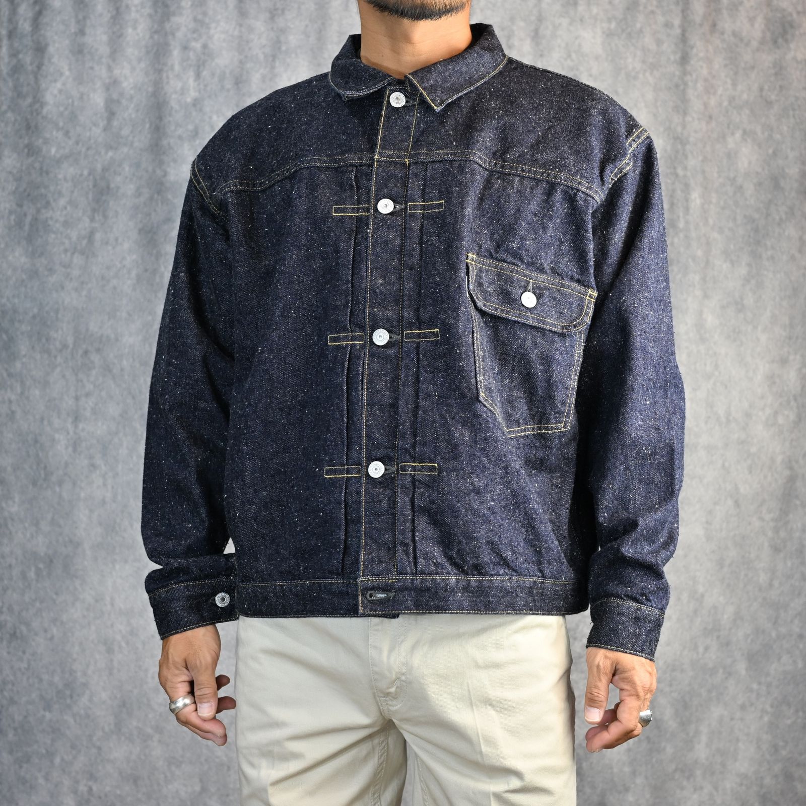 New Manual - #018 LV T-BACK JACKET WITH COTTON LINER ONE-WASHED