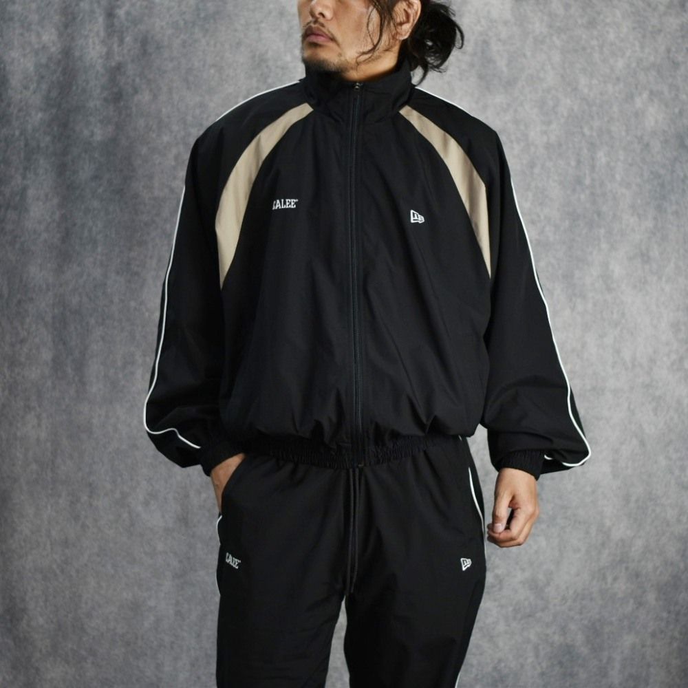 CALEE - × NEWERA®︎ CALEE LOGO OVERSIZED PIPING TRACK JACKET