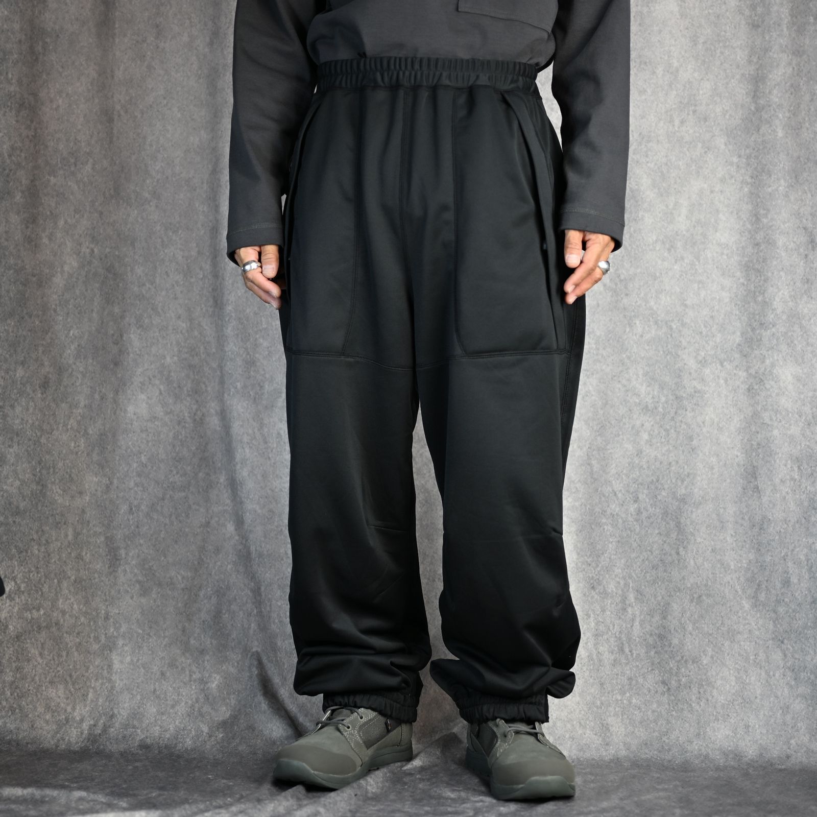N.HOOLYWOOD - × WILD THINGS PANTS (BLACK) - ナイロン パンツ
