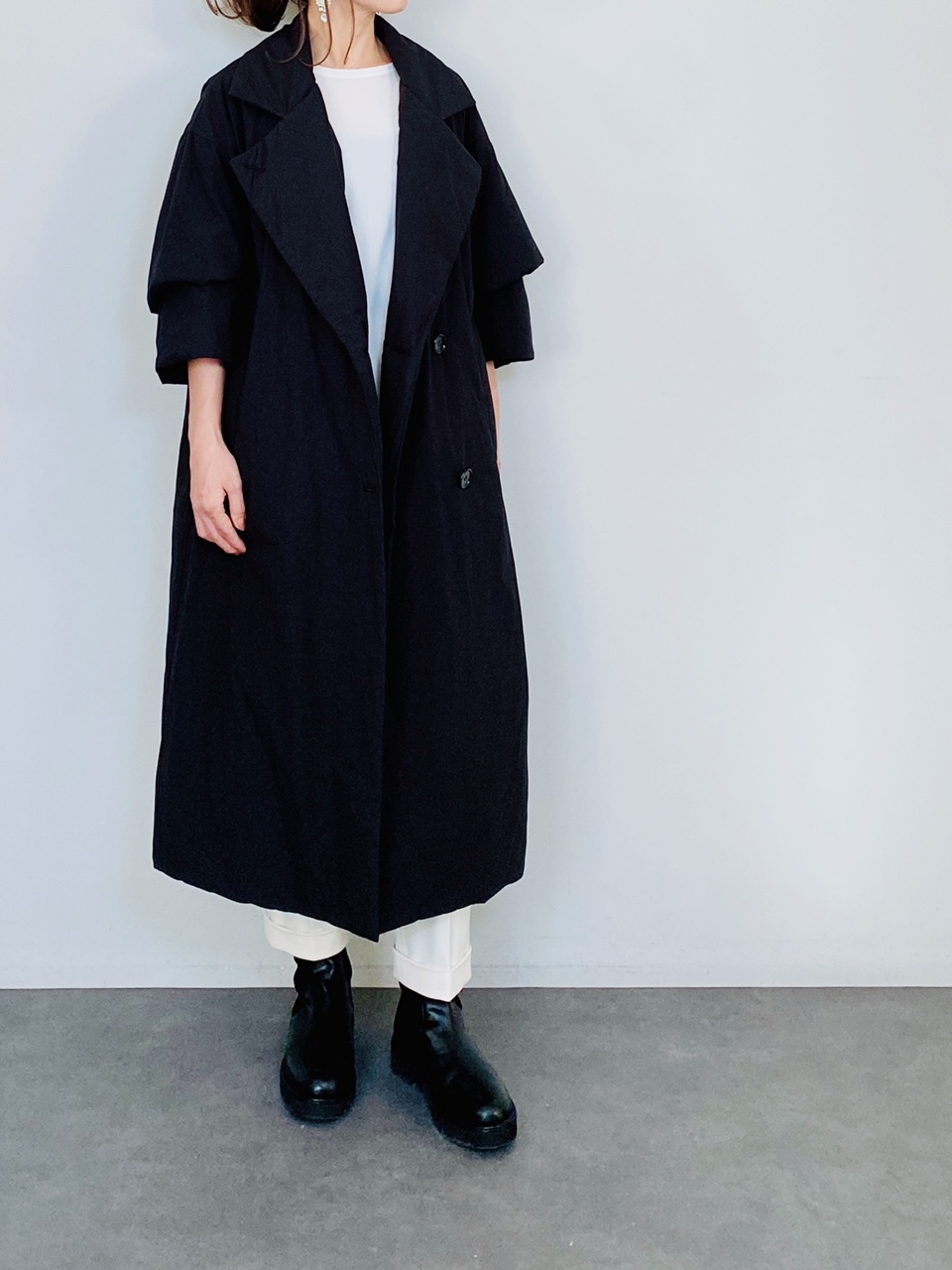 SELECT(セレクト) 中綿テーラードロングコート｜Praise / trois