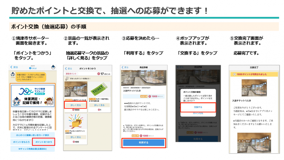 お得に健康！健康アプリでやいづ健康マイレージをためよう！｜焼津市