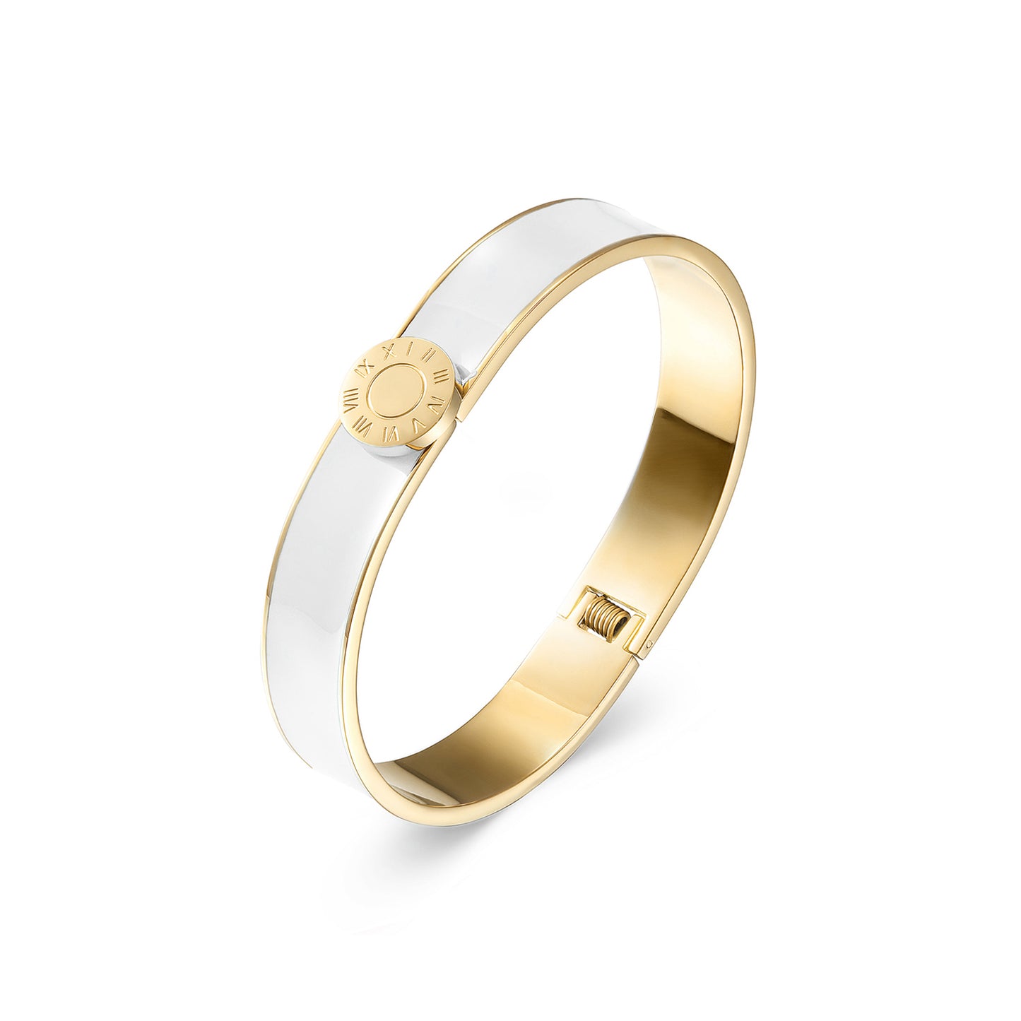 Roman Numerals Enamel Bangle – Ciunofor