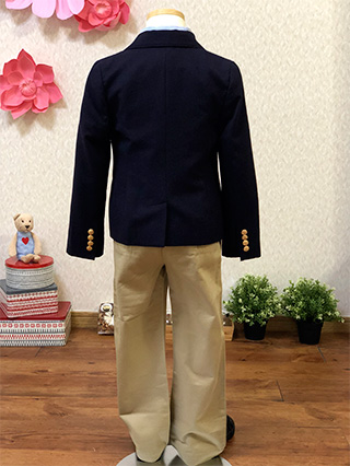 ラルフローレン 紺ブレザーとチノパンツのスーツ 115 / ブランド