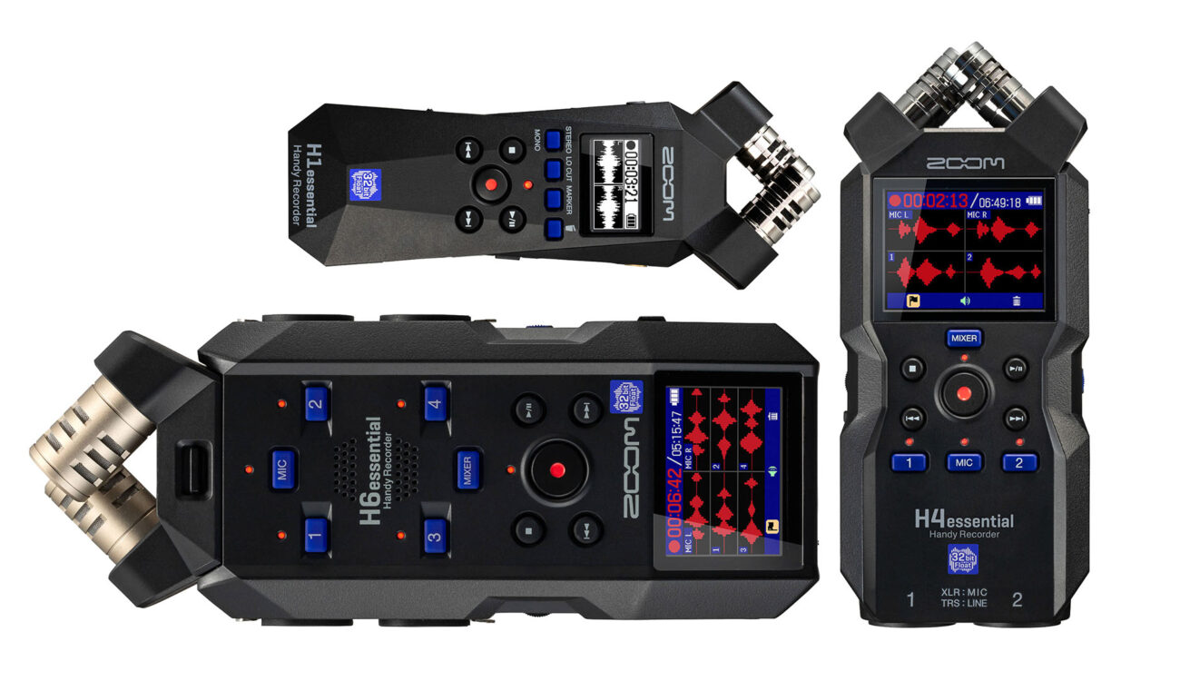 Zoom Essential Series Announced - Three New 32-Bit Float Recorders