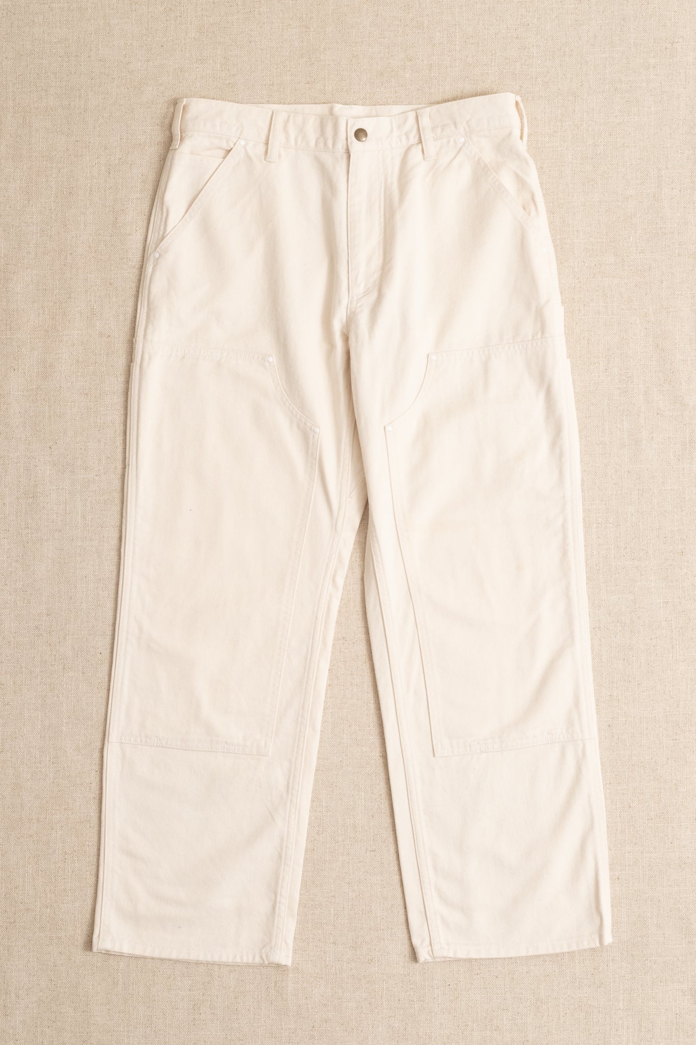 Fujito Double Knee Painter Pants - Natural – Circle of Friends Shop