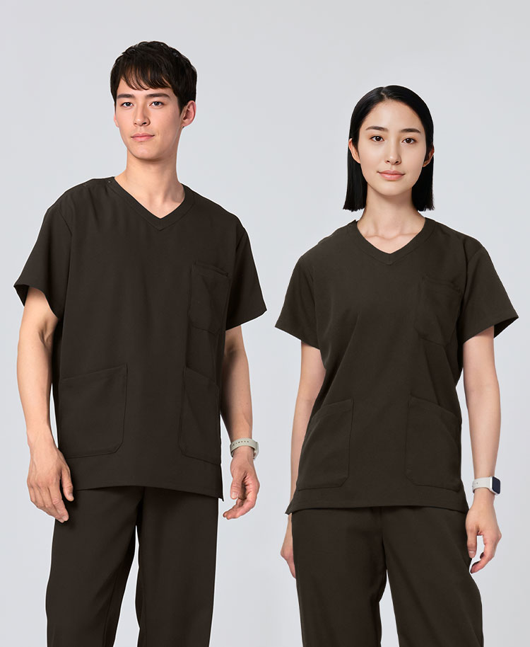 PACKスクラブトップス(男女兼用) | おしゃれ白衣のクラシコ公式通販