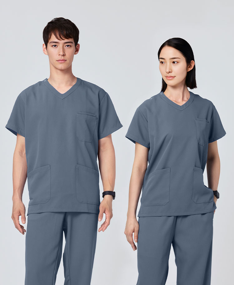 PACKスクラブトップス(男女兼用) | おしゃれ白衣のクラシコ公式通販