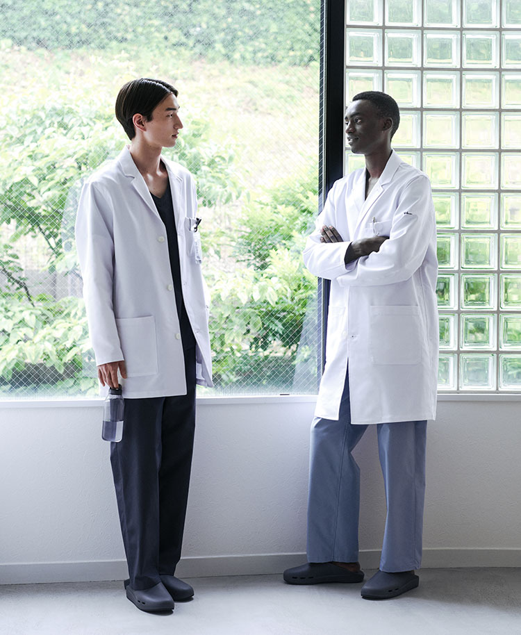 選べる刺繍:Ron Herman ドクターコート(男女兼用白衣) | おしゃれ白衣