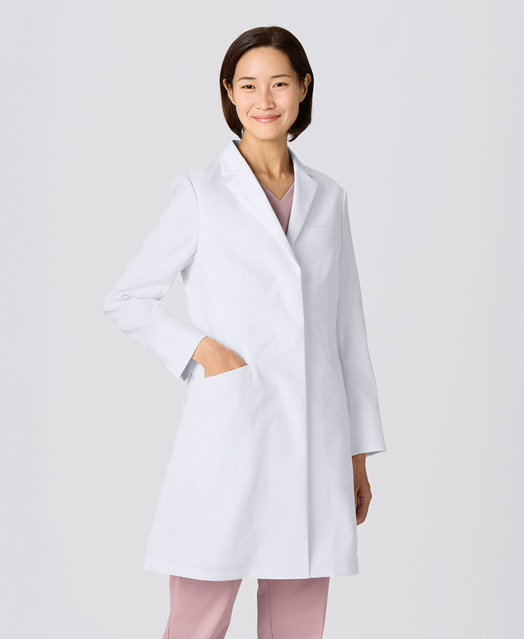 レディース白衣:ライトドクターコート | おしゃれ白衣のクラシコ公式通販