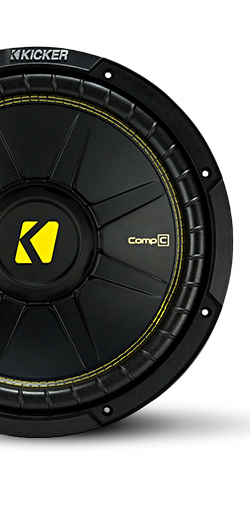 Kicker 44CWCD104: Kicker Comp C 10 Inch Subwoofer 4 Ohm DVC