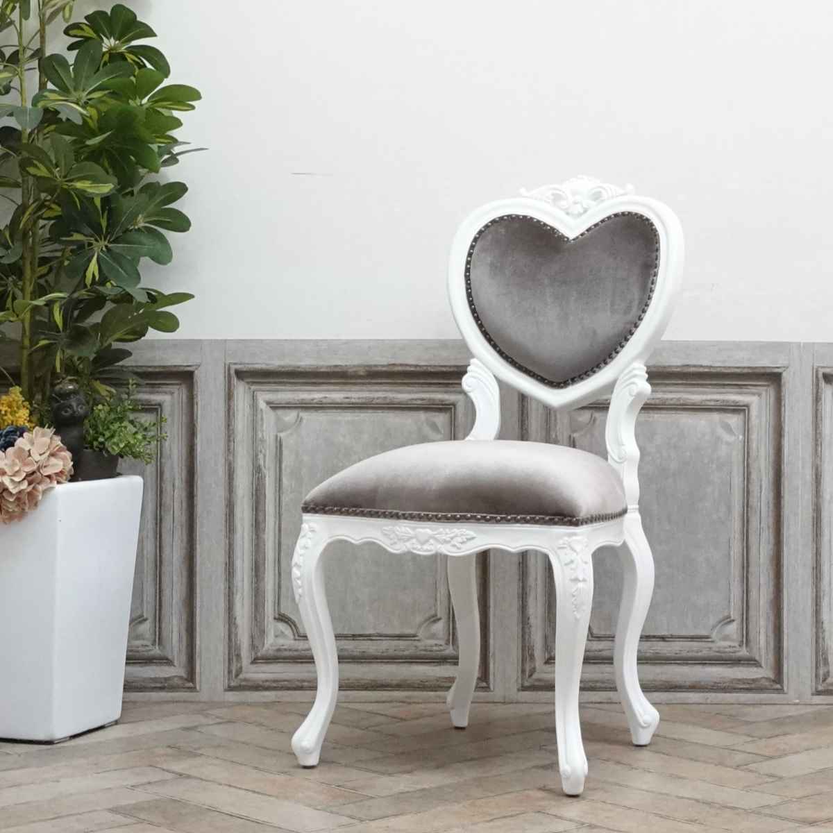 ハートチェア・アンティークテイスト 6087-F-18F37 新着アンティーク