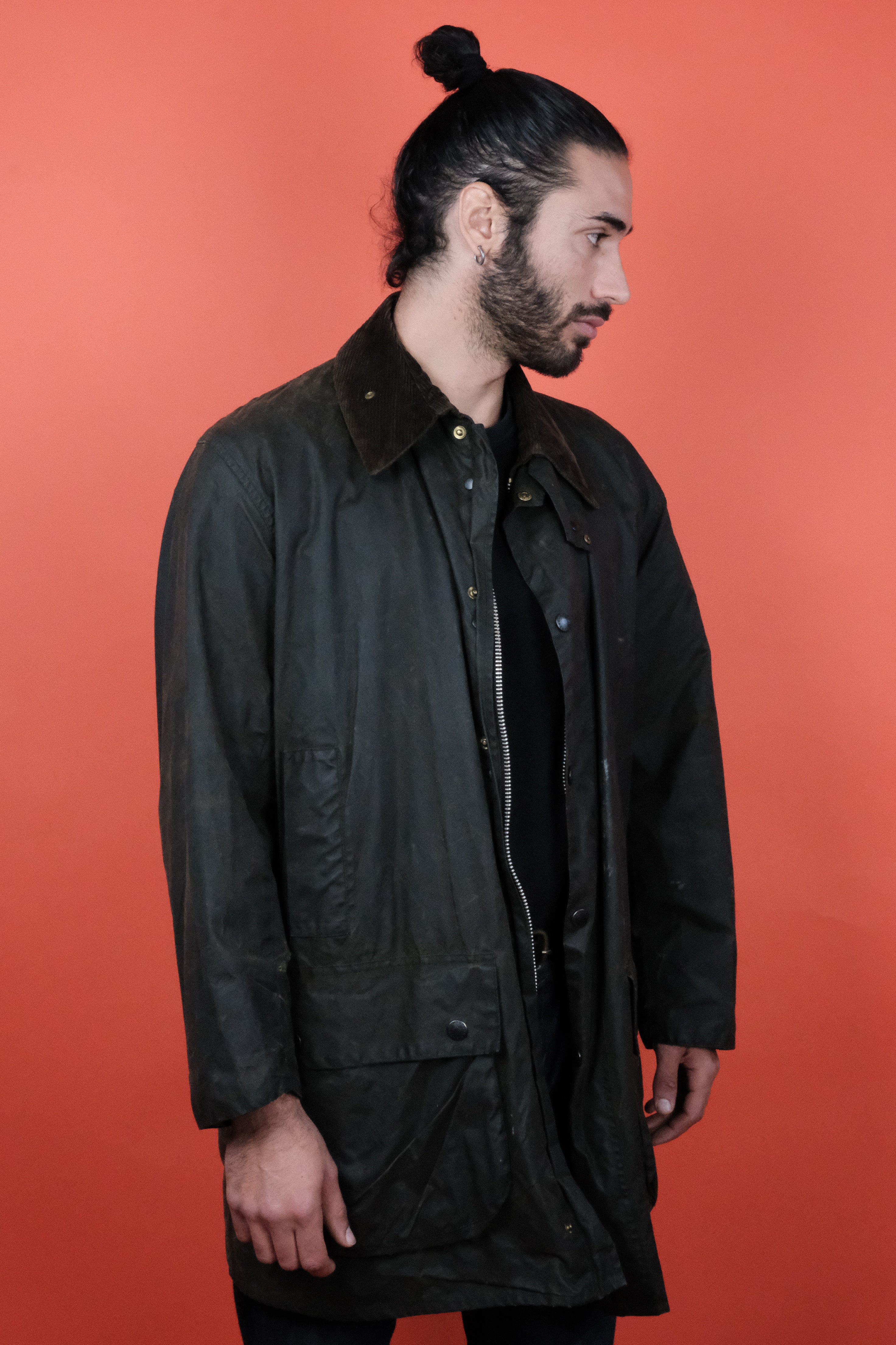 Barbour Border 'C44' Wax Jacket ~ Vintage Store Clochard92.com