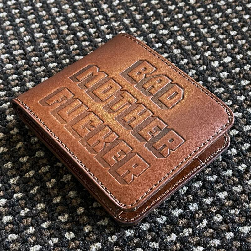 BAD MOTHER FUCKER財布（茶） - Cloud Nine Clothing&Gear