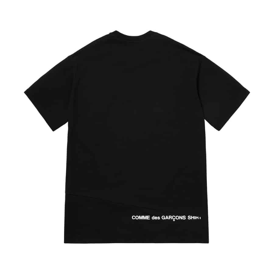 Supreme Comme des Garcons SHIRT Split Box Logo Tee Black – CRUIZER