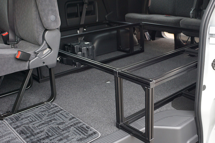 HIACE WAGON GL ベッドキット グルニエ7｜クランクオート