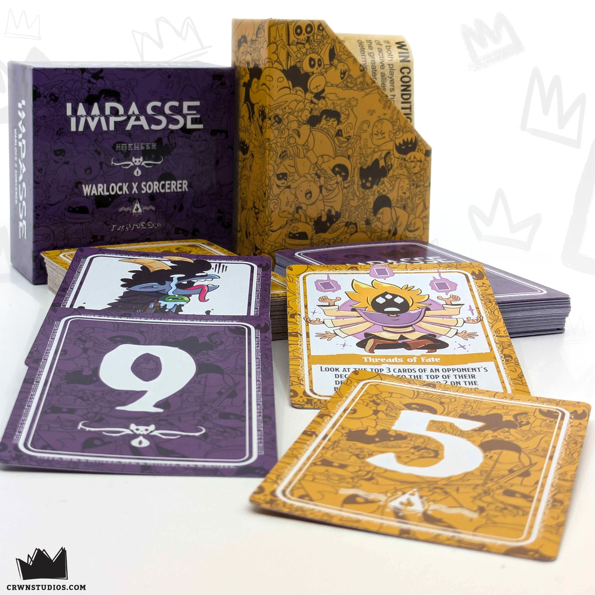 Impasse Card Game - Warlock X Sorcerer Colorway