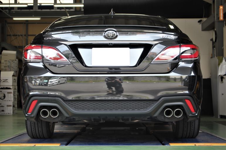 220クラウンにガナドールマフラー取付！ | 相模原店 | 店舗ブログ