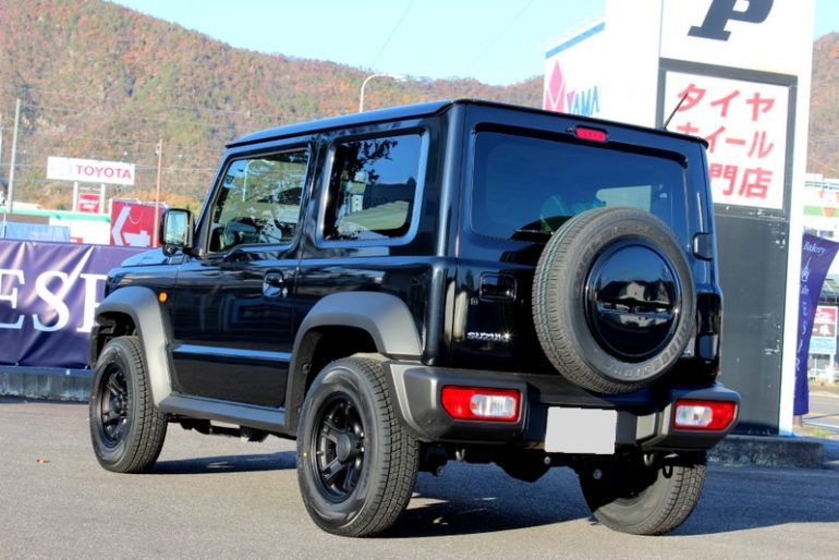 ジムニーシエラにキーラーフォース15インチスタッドレスセット装着