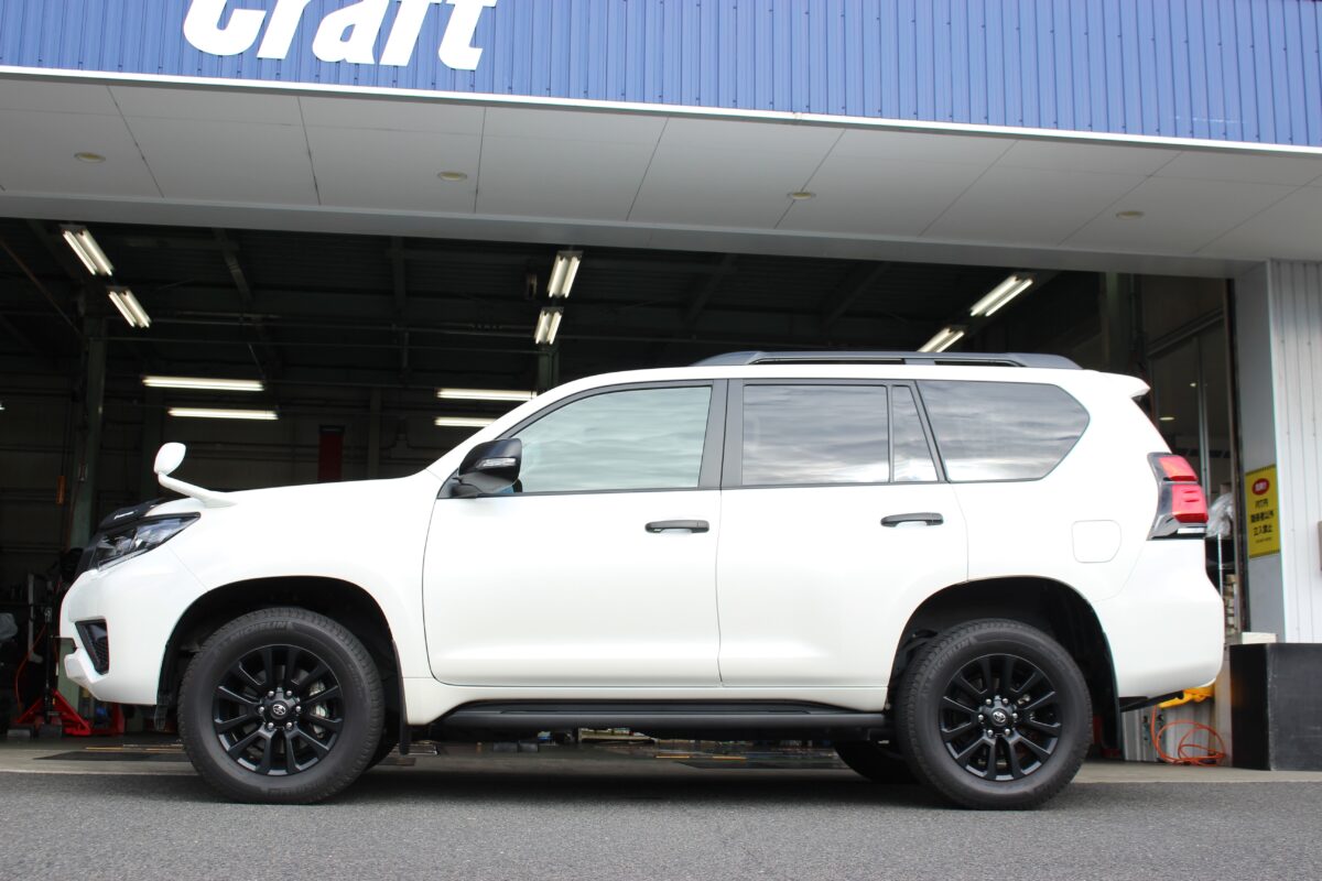 150系プラドにビルシュタインB6を装着！！乗り心地と車高の同時上げ